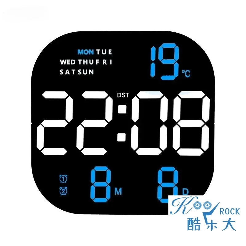 Минималистичные светодиодные настенные часы с цифровым дисплеем — дата/день/время/температура для современного декора дома, офиса и спальни
Минималистичные светодиодные настенные часы с цифровым дисплеем — дата/день/время/температура для современного декора дома, офиса и спальни