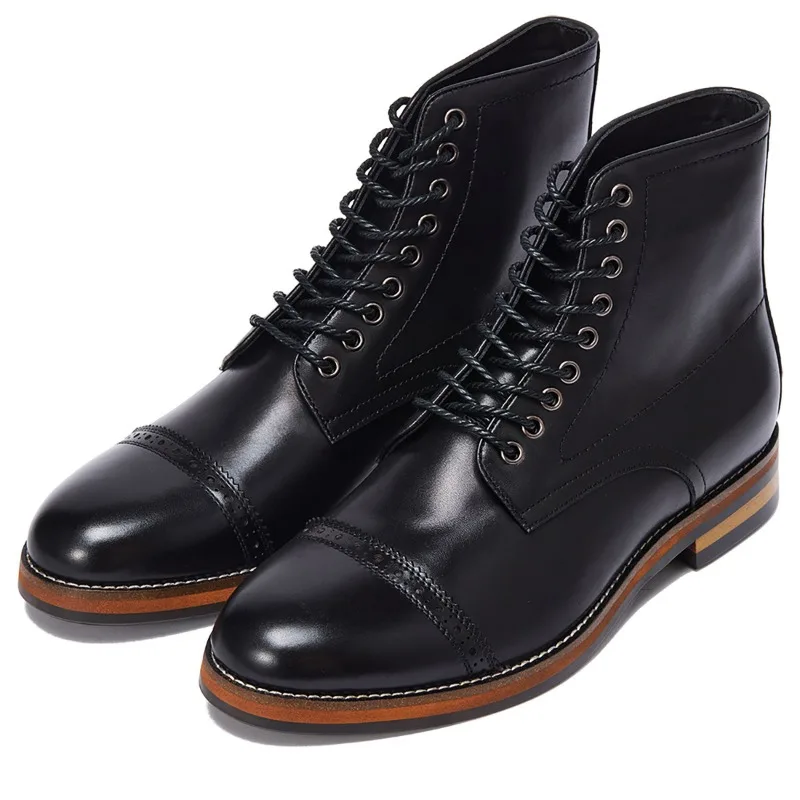 Vintage Mens Genuine Leather Ankle Boots Luxury Handmade Spring Autumn British Style Ankle Flat Lace Up Short Chelsea Shoes Man
Vintage Mens Genuine Leather Ankle Boots Luxury Handmade Spring Autumn British Style Ankle Flat Lace Up Short Chelsea Shoes Man