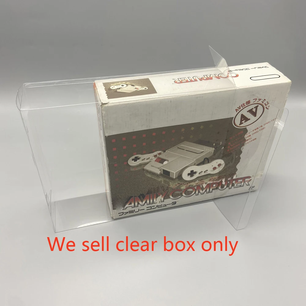 10 pcs a lot Tansparent PET Storage box collection case display box for New FC Game Contorller Protective box
10 pcs a lot Tansparent PET Storage box collection case display box for New FC Game Contorller Protective box