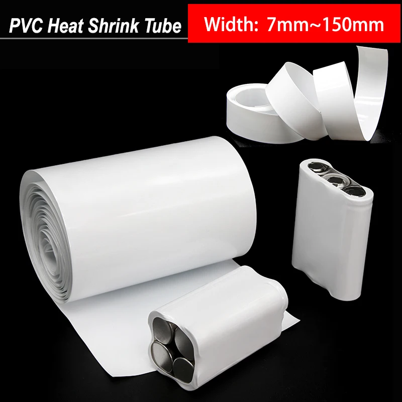 1~20m White PVC Heat Shrink Tube 7mm~150mm 18650 Lipo Battery Pack Cable Sleeve Lithium Insulated Wrap Case Battery Film
1~20m White PVC Heat Shrink Tube 7mm~150mm 18650 Lipo Battery Pack Cable Sleeve Lithium Insulated Wrap Case Battery Film