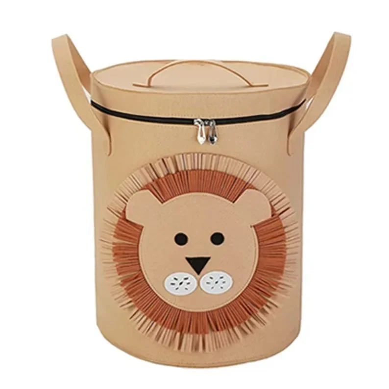 Cartoon Animal Felt Storage Bucket Foldable Portable Multifunctional Children's Toy Storage Box with Lid and Carrying Handle New
Cartoon Animal Felt Storage Bucket Foldable Portable Multifunctional Children's Toy Storage Box with Lid and Carrying Handle New