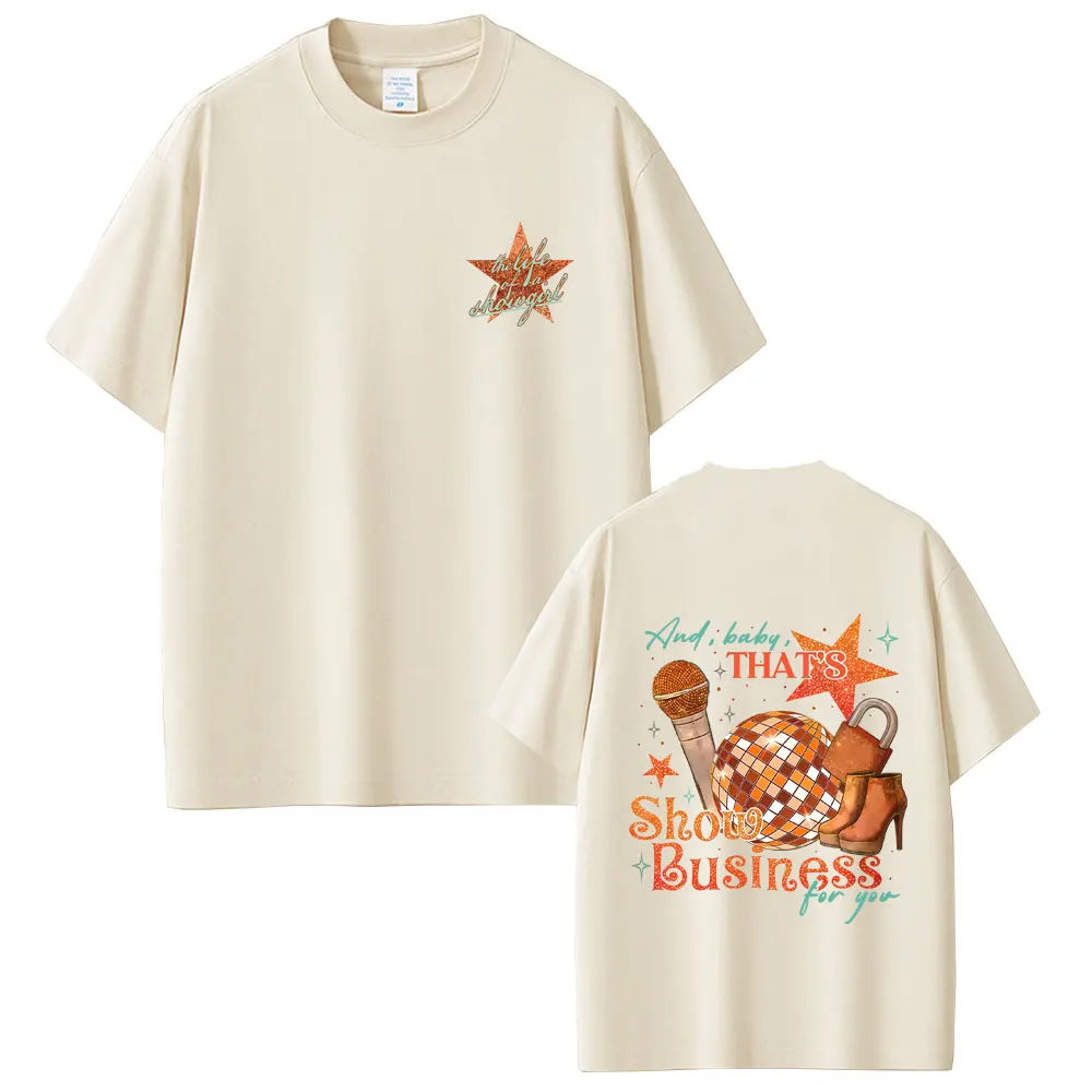 The Life of A Showgirl 2025 Graphic T-shirt Men Women Fashion Oversized Streetwear Unisex Casual High Quality Soft Cotton Tshirt 
The Life of A Showgirl 2025 Graphic T-shirt Men Women Fashion Oversized Streetwear Unisex Casual High Quality Soft Cotton Tshirt