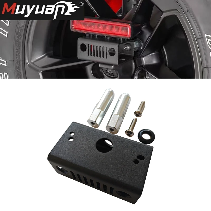 High Mount Third Brake Light Bracket Rear Spare Tyre 3rd Brake Lamp Mount Holder For Jeep Wrangler JK JL 2018-2024
High Mount Third Brake Light Bracket Rear Spare Tyre 3rd Brake Lamp Mount Holder For Jeep Wrangler JK JL 2018-2024
