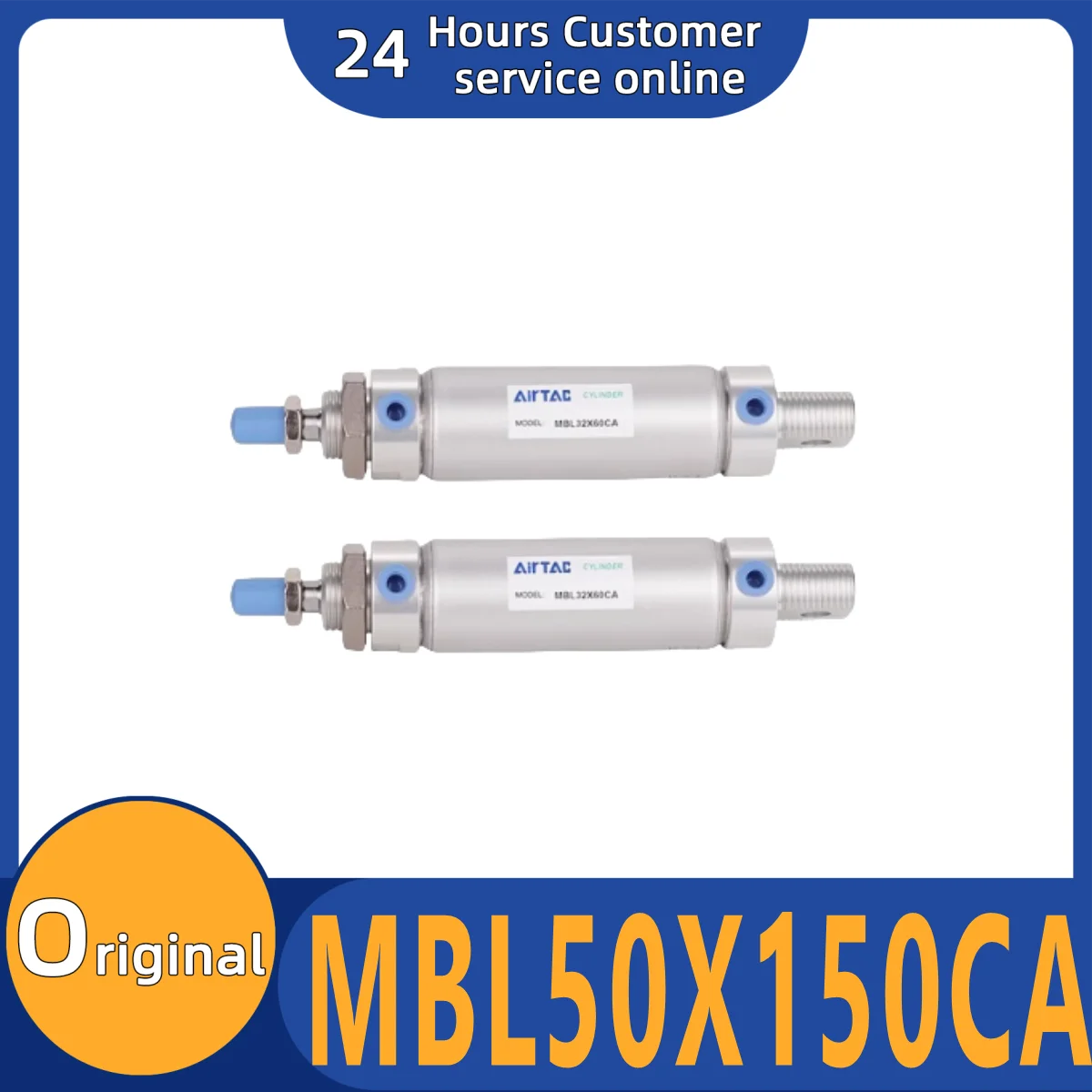 Brand new original aluminum alloy mini cylinder MBL50X150CA MBL50X175CA MBL50X200CA MBL50X225CA
Brand new original aluminum alloy mini cylinder MBL50X150CA MBL50X175CA MBL50X200CA MBL50X225CA