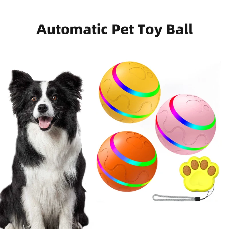 Pet Dog Toy Ball Remote Control Automatic Rolling Rotating Smart Interactive Pet Ball Rechargeable Automatic dog toy ball
Pet Dog Toy Ball Remote Control Automatic Rolling Rotating Smart Interactive Pet Ball Rechargeable Automatic dog toy ball