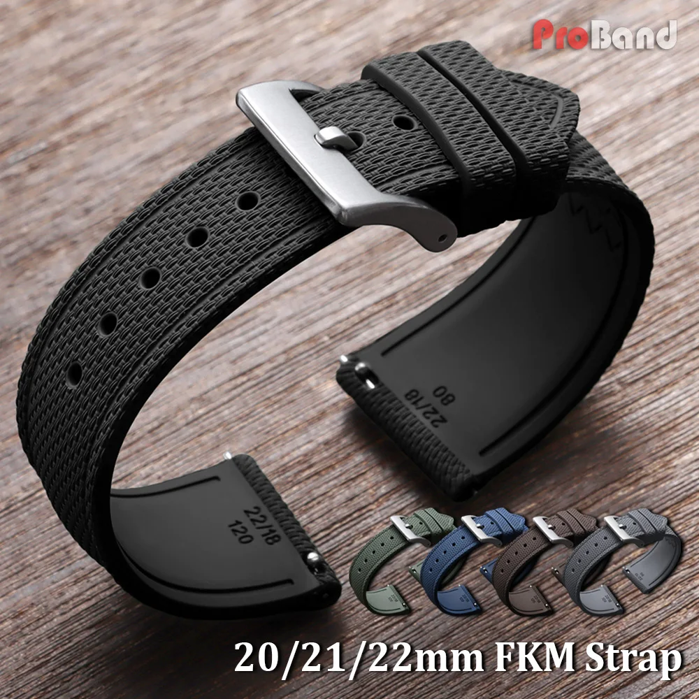 20/21/22mm FKM Rubber Watch Strap Quick Release Watch Band for Omega for Rolex for Seiko for Longines Belt Universal Bracelet
20/21/22mm FKM Rubber Watch Strap Quick Release Watch Band for Omega for Rolex for Seiko for Longines Belt Universal Bracelet