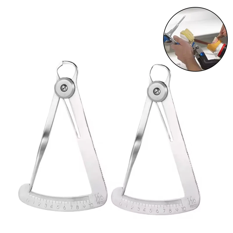 Dental Gauge Caliper Dentist Stainless Steel Wax Measurement Ruler Metal Measuring Ruler Dentisty Lab Tools Autoclavable
Dental Gauge Caliper Dentist Stainless Steel Wax Measurement Ruler Metal Measuring Ruler Dentisty Lab Tools Autoclavable