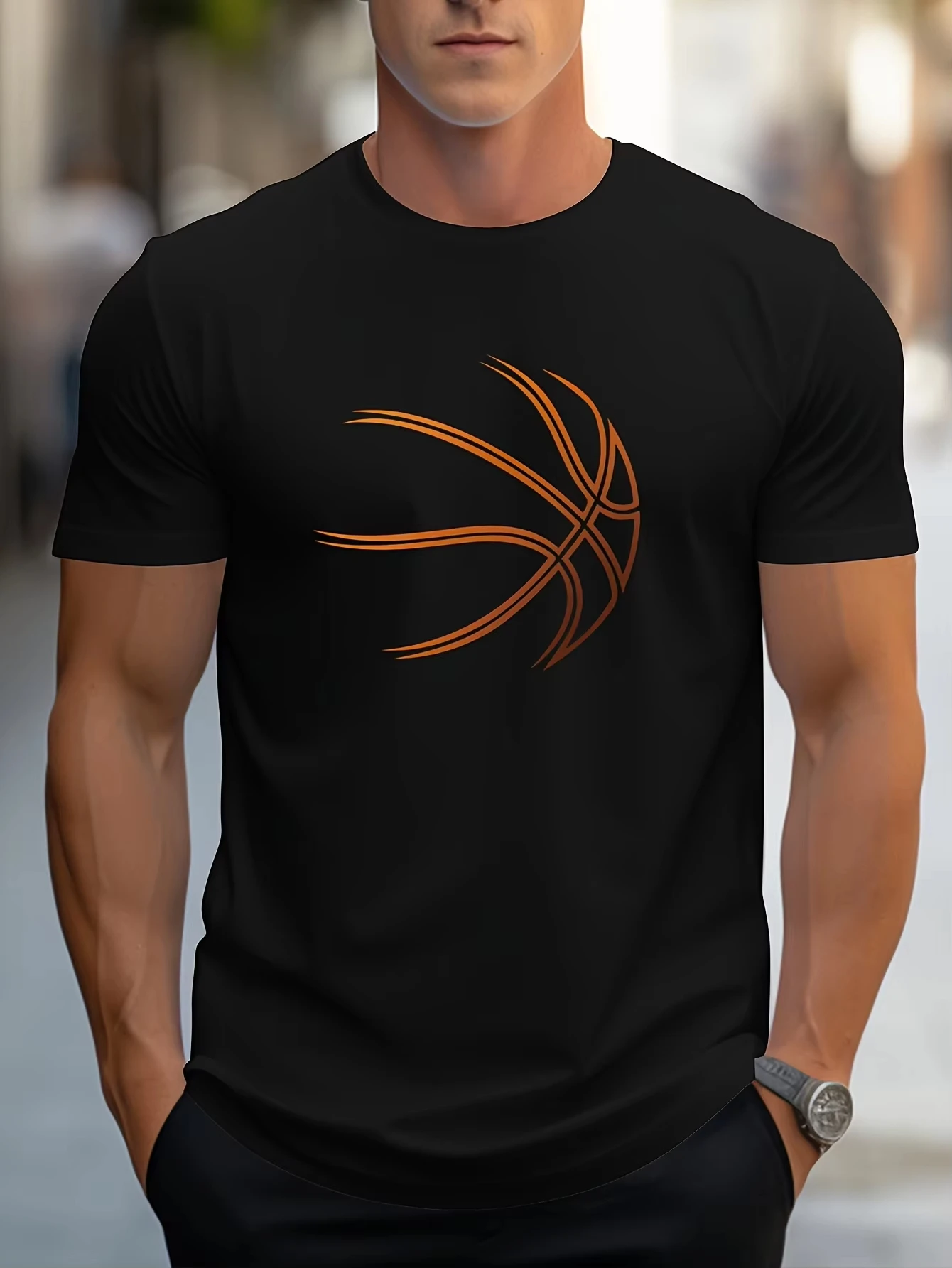 T-shirt À Manches Courtes Pour Hommes, 100 Pur Coton, Confortable, Décontracté, Ample, Surdimensionné, Imprimé, Basket-ball
T-shirt À Manches Courtes Pour Hommes, 100 Pur Coton, Confortable, Décontracté, Ample, Surdimensionné, Imprimé, Basket-ball