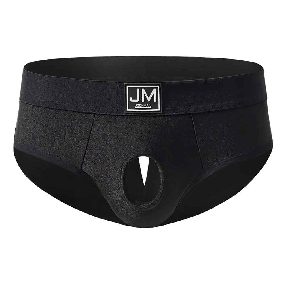 Jockmail Мужские трусы из нейлона с легким передним средним отверстием Мужские трусы с отверстием сзади Сисси Косплей Нижнее белье для геев Ropa Interior Hombre
Jockmail Мужские трусы из нейлона с легким передним средним отверстием Мужские трусы с отверстием сзади Сисси Косплей Нижнее белье для геев Ropa Interior Hombre