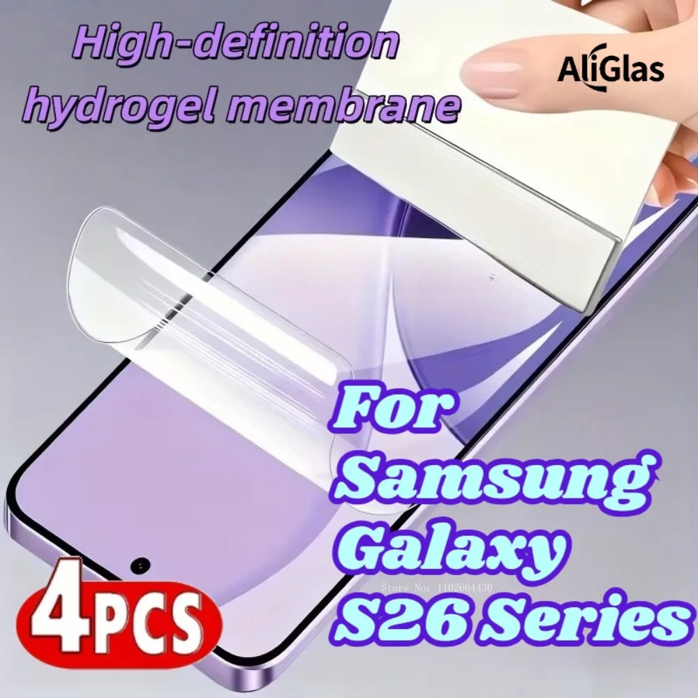 4Pcs Screen Protector Film For Samsung Galaxy S26 Plus S26 Ultra HD Clear Soft TPU Hydrogel Film for Samsung galaxy S26 Series
4Pcs Screen Protector Film For Samsung Galaxy S26 Plus S26 Ultra HD Clear Soft TPU Hydrogel Film for Samsung galaxy S26 Series