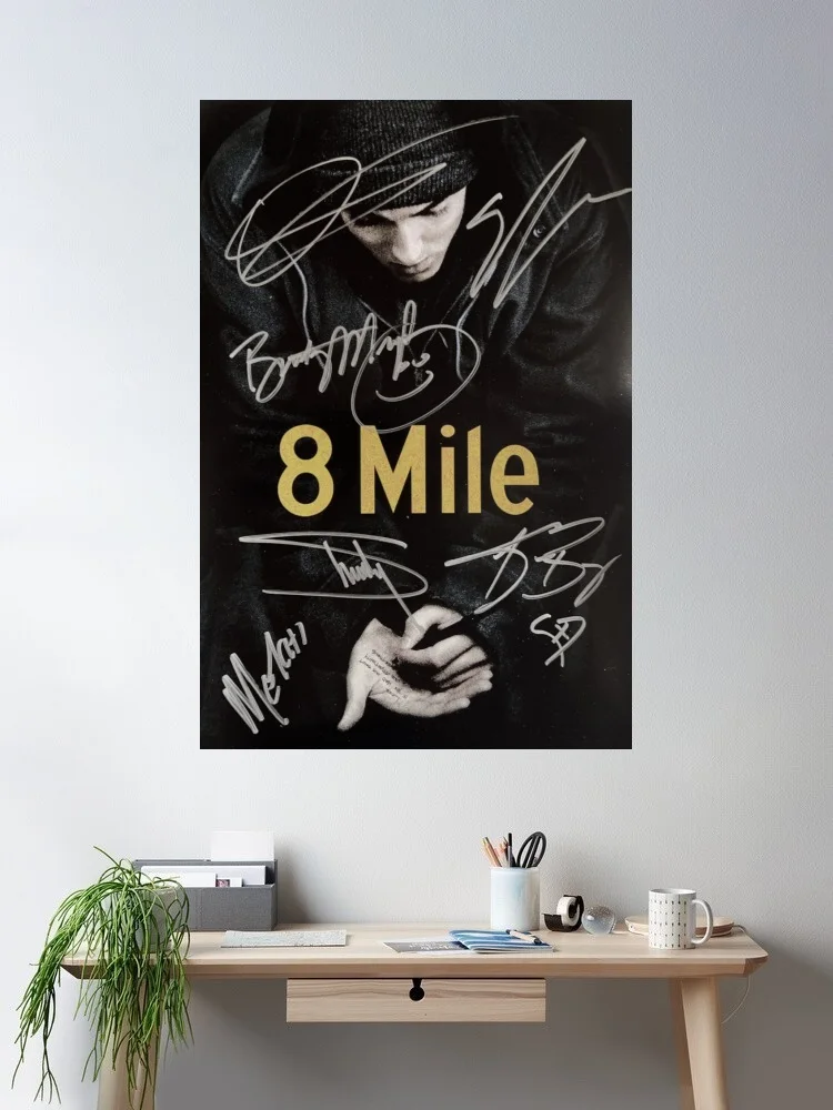 8 Mile Signed - Movie Film Canvas Poster Print, Home Decor Wall Art Painting
8 Mile Signed - Movie Film Canvas Poster Print, Home Decor Wall Art Painting