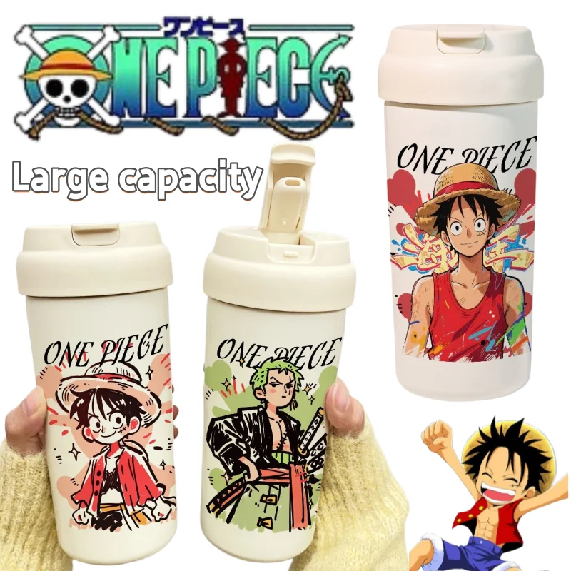 New creative One Piece thermos cup,cartoon cute, large capacity, stylish and high-appearance personalized student water cup gift
New creative One Piece thermos cup,cartoon cute, large capacity, stylish and high-appearance personalized student water cup gift