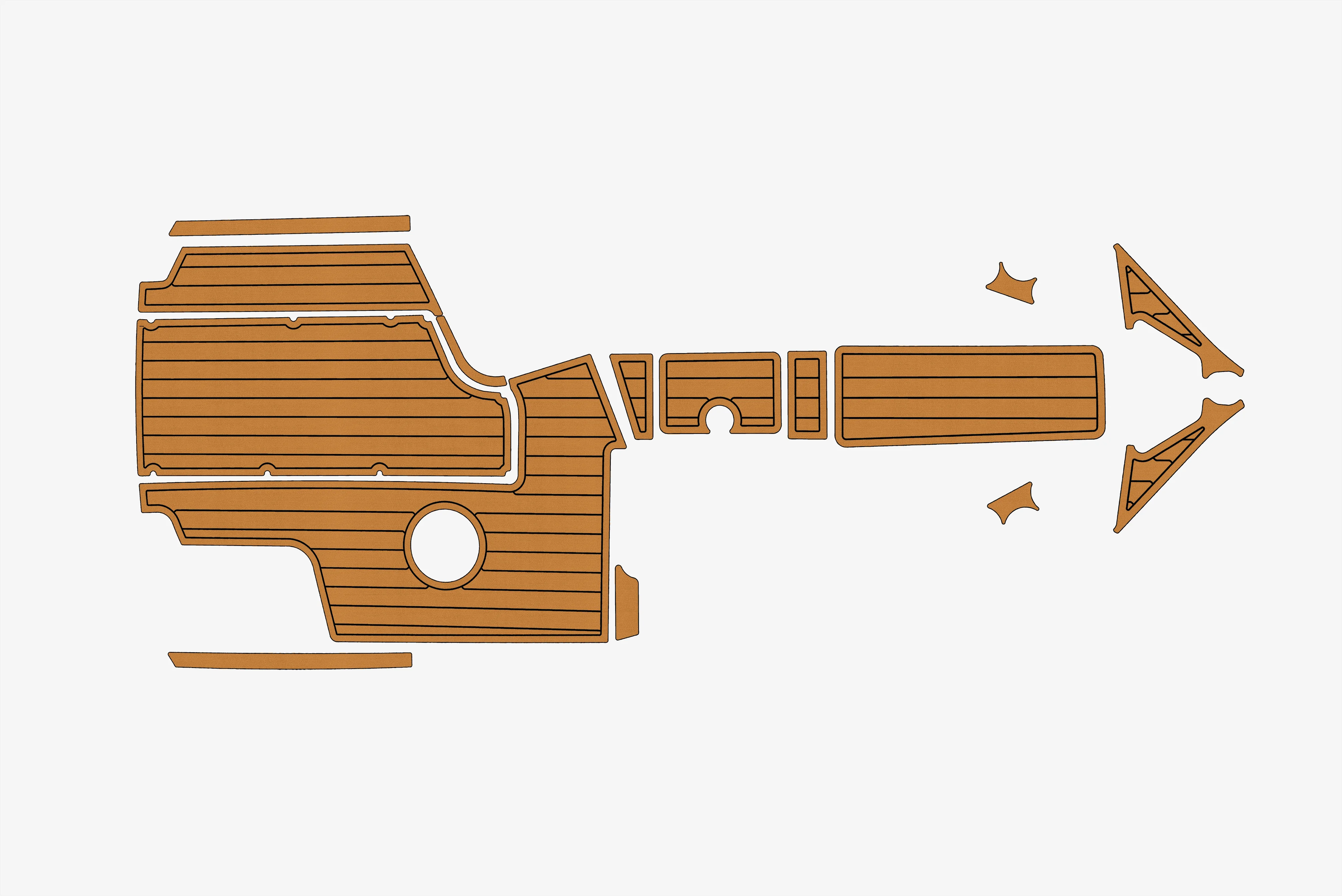 2014 Centurion SS230 1/4" 6mm EVA foam Non-Slip PVC Teak Decking marine Mat seadek aqua carpet Marine Floor
2014 Centurion SS230 1/4" 6mm EVA foam Non-Slip PVC Teak Decking marine Mat seadek aqua carpet Marine Floor