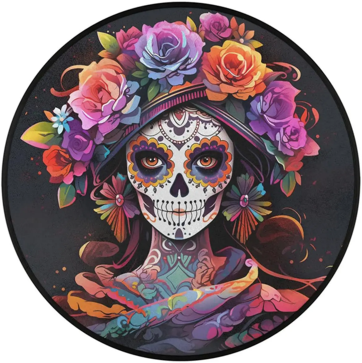 VIKAMA Halloween Decorative Skull and Bones Floor Mat Non-slip Absorbent Soft Comfortable Floor Mat Indoor Decoration
VIKAMA Halloween Decorative Skull and Bones Floor Mat Non-slip Absorbent Soft Comfortable Floor Mat Indoor Decoration