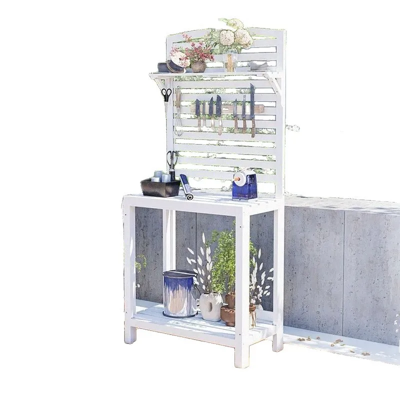 Outdoor anticorrosive wood workbench, garden garden workbench flower rack
Outdoor anticorrosive wood workbench, garden garden workbench flower rack