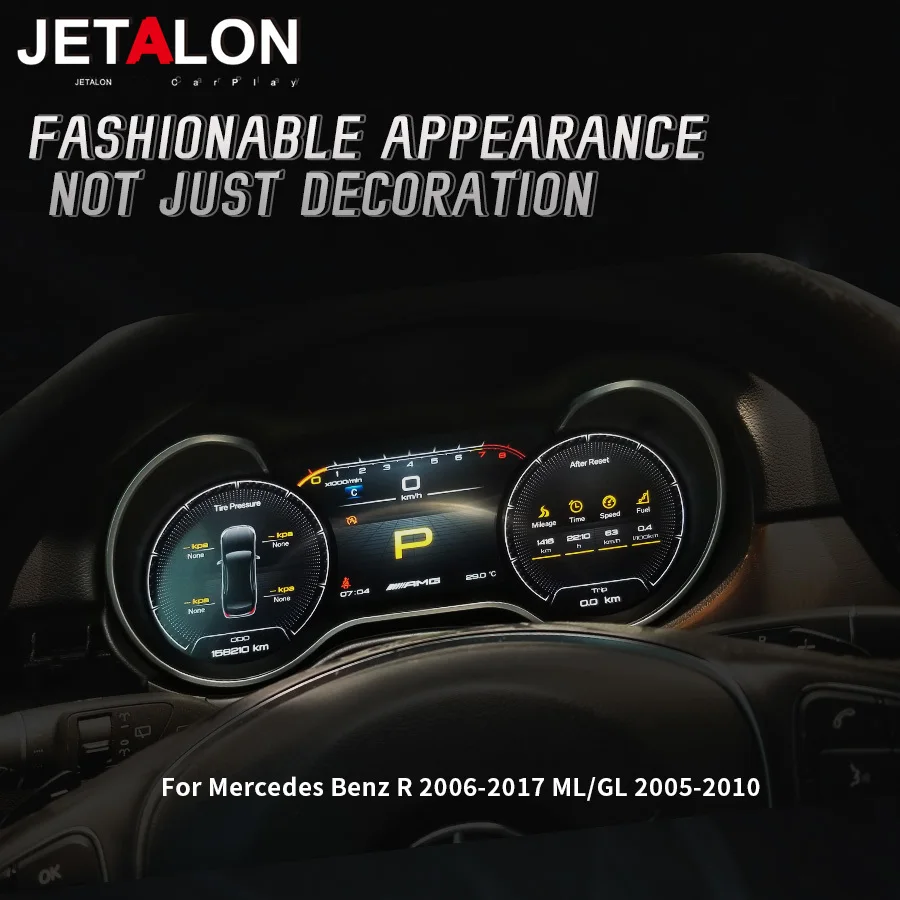 New Car LCD Digital Speedmeter For Mercedes Benz R 2006-2017 ML/GL 2005-2010 Upgrade Virtual Cockpit Instrument Cluster
New Car LCD Digital Speedmeter For Mercedes Benz R 2006-2017 ML/GL 2005-2010 Upgrade Virtual Cockpit Instrument Cluster