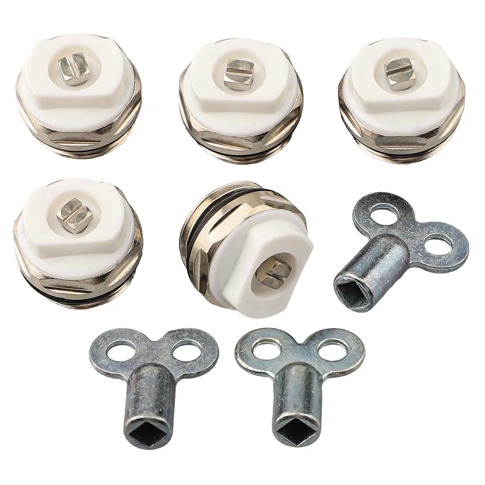 5pcs Radiator Vent Valves With 3 Key Radiator Vent Valves Manual Heating Valve For Heating System
5pcs Radiator Vent Valves With 3 Key Radiator Vent Valves Manual Heating Valve For Heating System