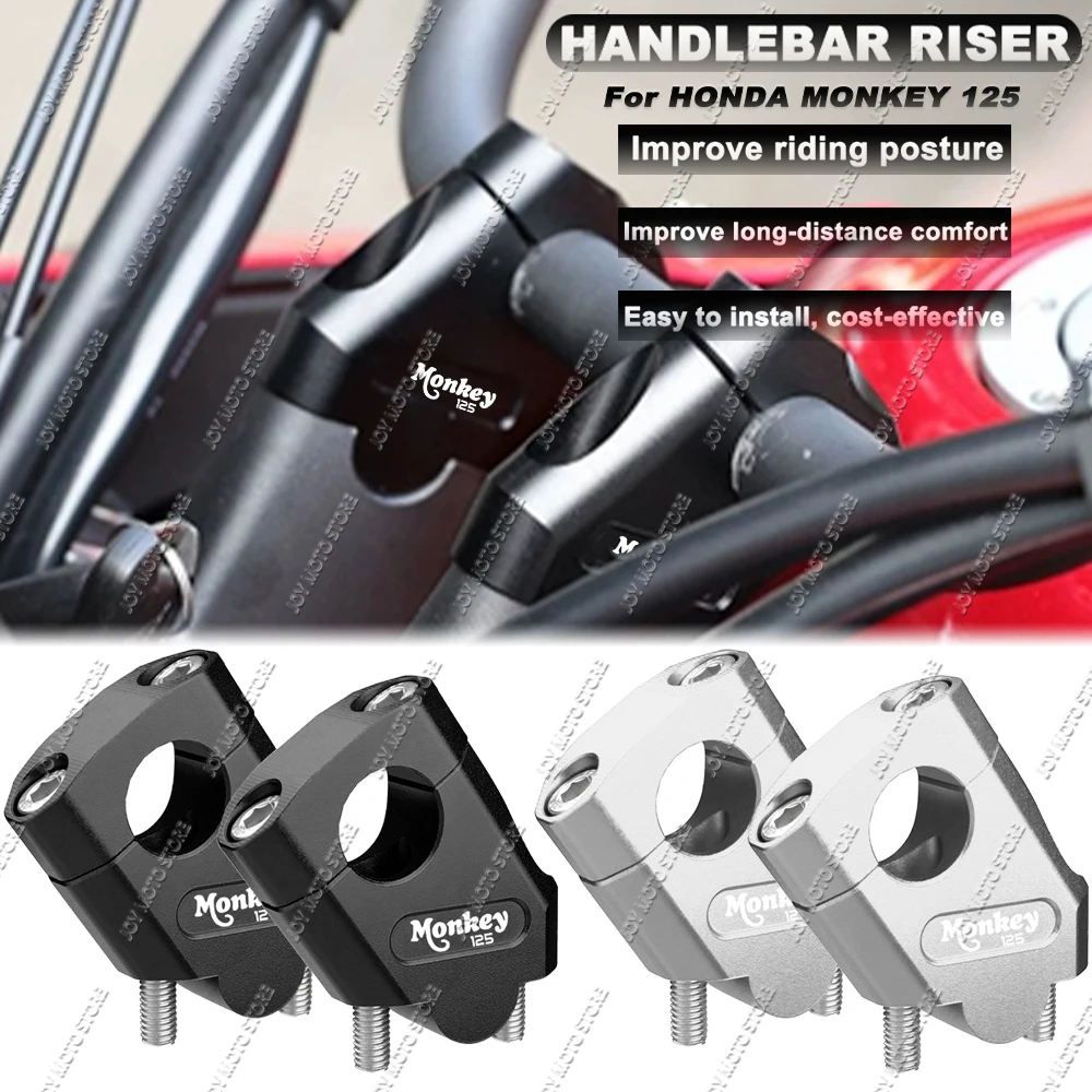 For Honda Monkey 125 Motorcycle Handlebar Riser Bar Mount Handle Clamp Better Upright Position
For Honda Monkey 125 Motorcycle Handlebar Riser Bar Mount Handle Clamp Better Upright Position