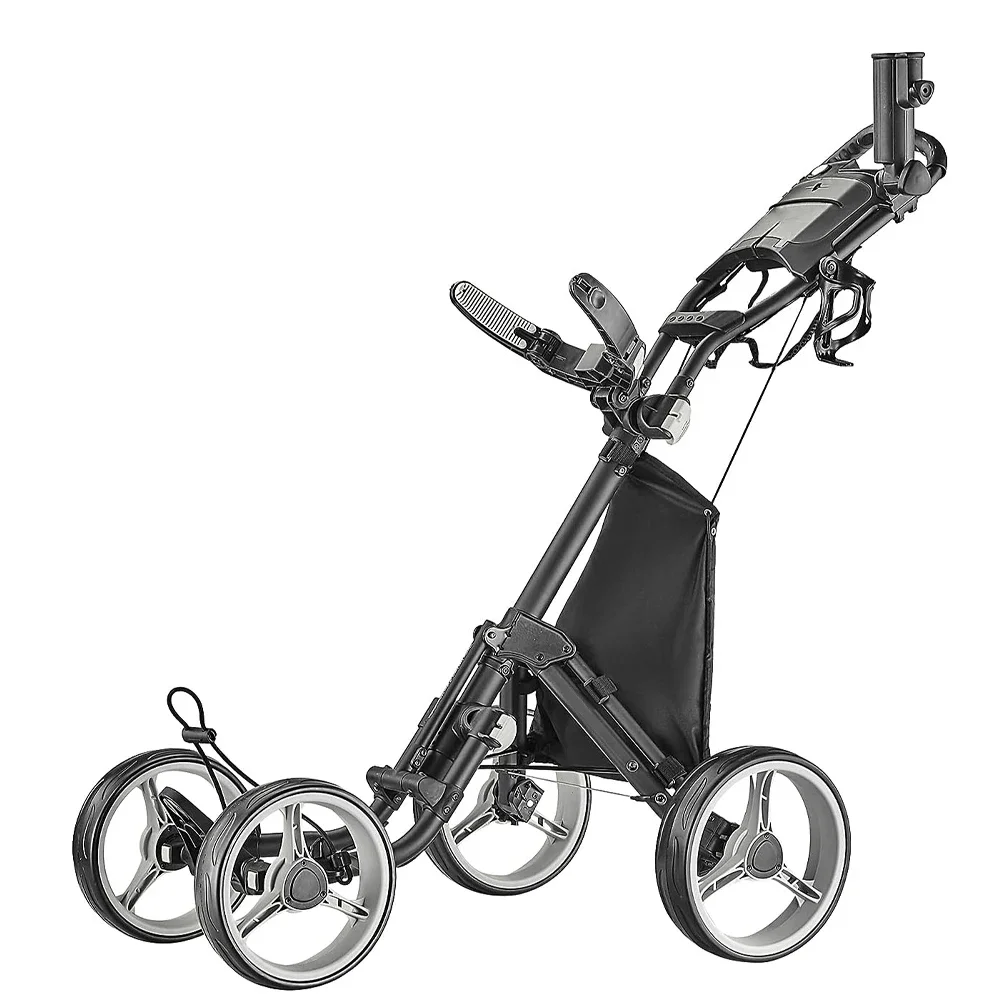 Golf Cart 4 Wheels Golf Cart Folding Golf Cart with Umbrella Stand
Golf Cart 4 Wheels Golf Cart Folding Golf Cart with Umbrella Stand