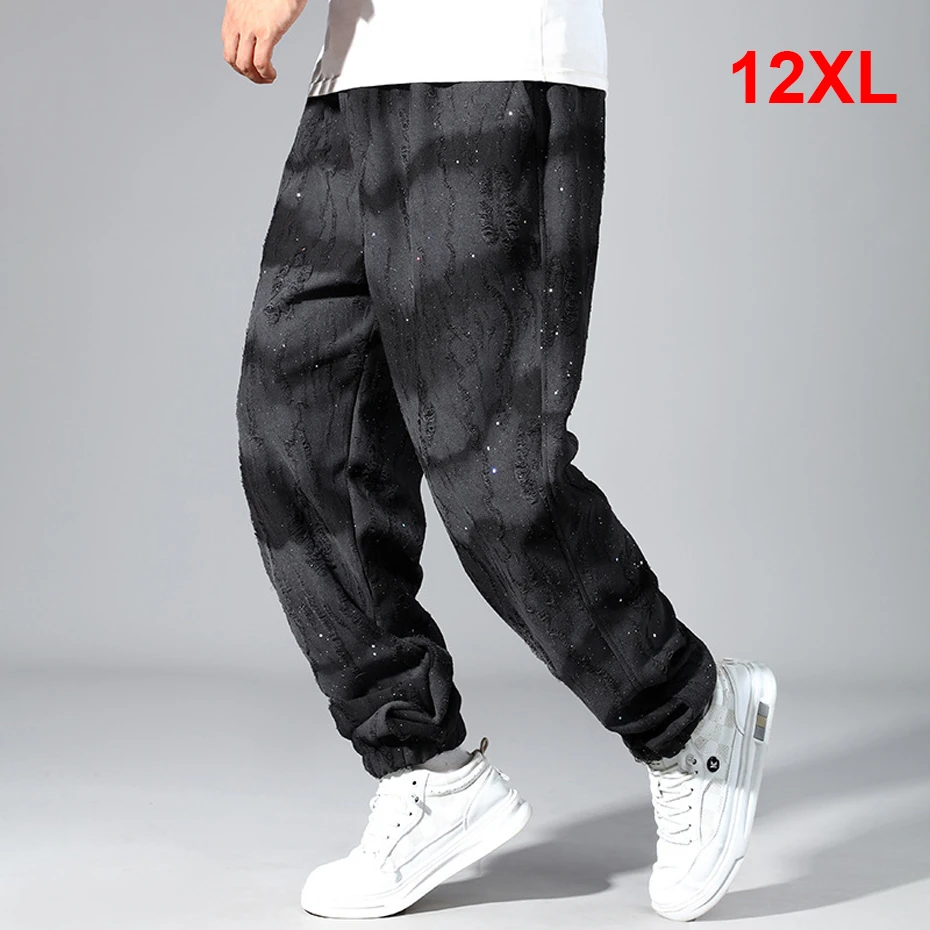 Jogger Pants Men Vintage Ripped Pants 12XL Plus Size Sweatpants Male Fashion Gradient Stripe Design Trousers Big Size 12XL
Jogger Pants Men Vintage Ripped Pants 12XL Plus Size Sweatpants Male Fashion Gradient Stripe Design Trousers Big Size 12XL