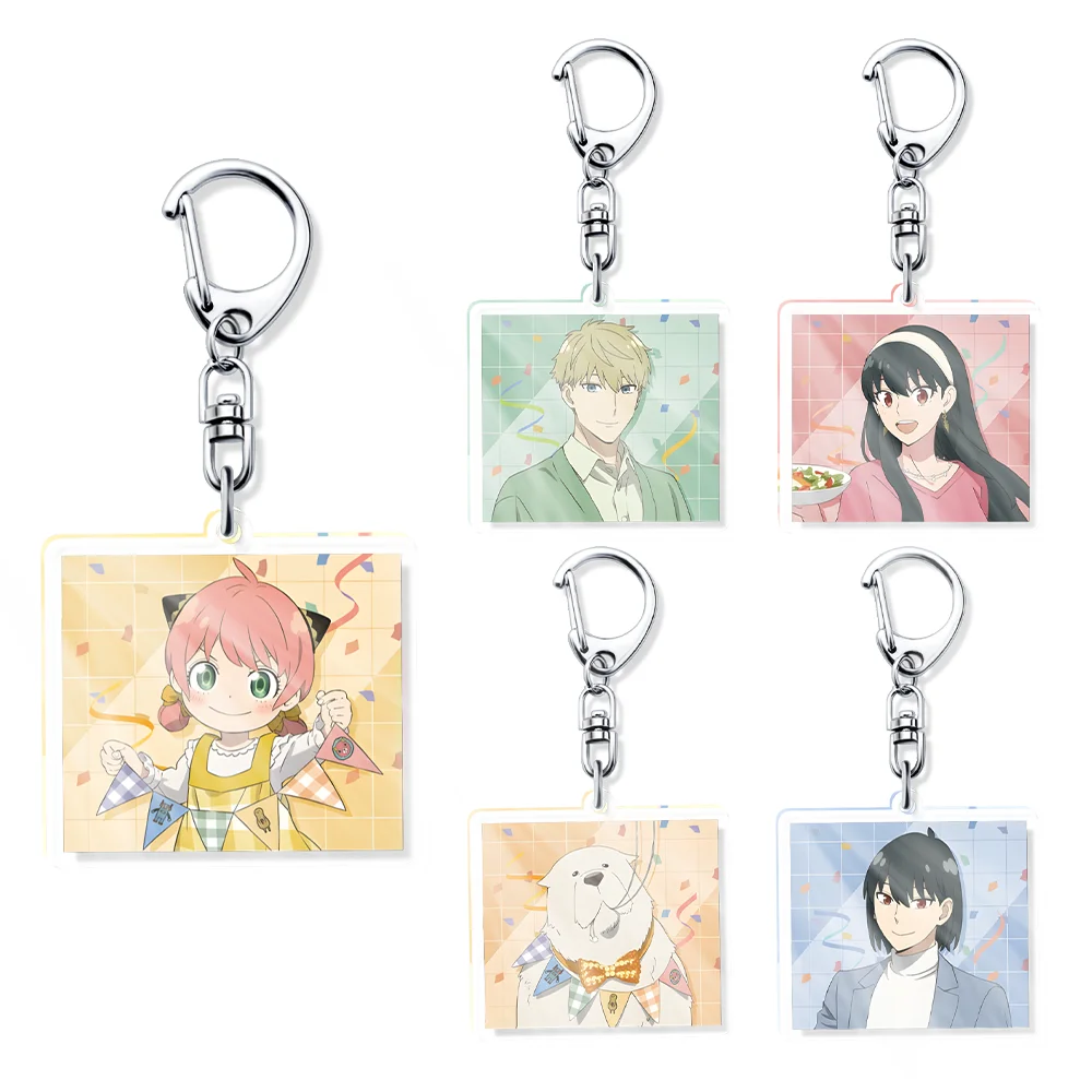 Anime SPY×FAMILY Loid Forger Anya Forger Yor Forger Bond Forger Acrylic Keyring Pendant Backpack Accessories Decor Gifts
Anime SPY×FAMILY Loid Forger Anya Forger Yor Forger Bond Forger Acrylic Keyring Pendant Backpack Accessories Decor Gifts