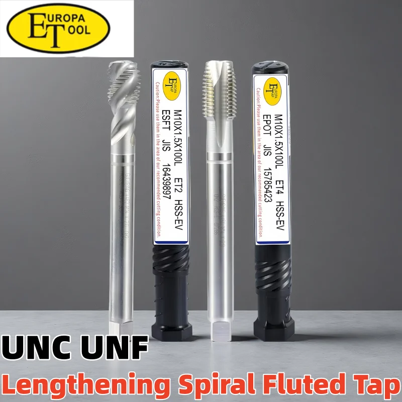 1PCS ET HSS-EV Lengthening JIS Standard Spiral Fluted Tap UNC/F 0-80 2-56 4-40 6-32 1/4 5/16 Screw Thread Spiral Pointed Taps
1PCS ET HSS-EV Lengthening JIS Standard Spiral Fluted Tap UNC/F 0-80 2-56 4-40 6-32 1/4 5/16 Screw Thread Spiral Pointed Taps