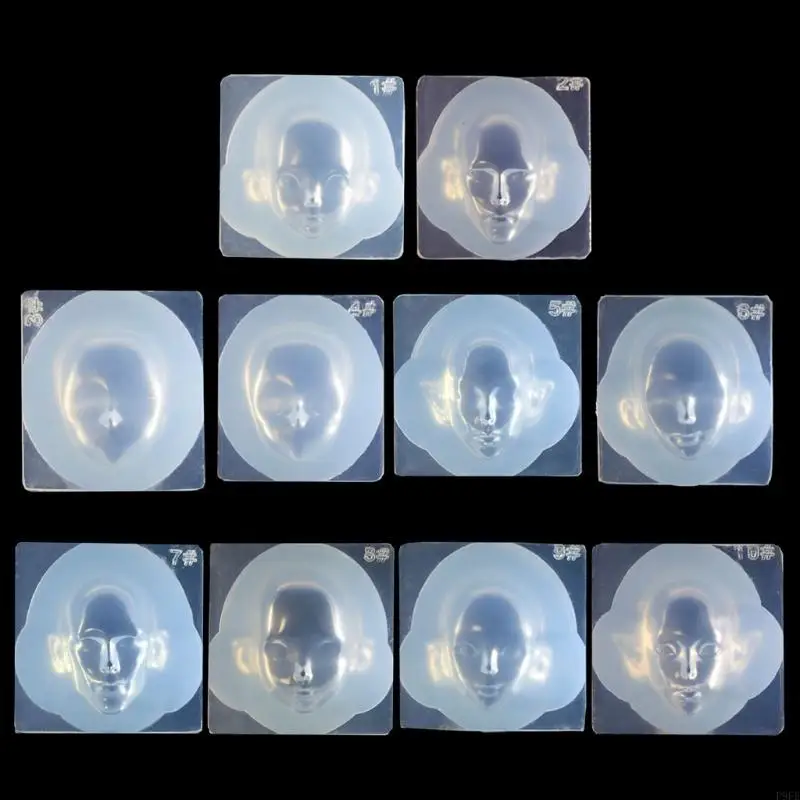 P9FE 3D for Doll Human Face UV Crystal Epoxy Resin Mold Silicone Mould Polymer Clay Resin Casting Mold DIY Crafts Ornaments M
P9FE 3D for Doll Human Face UV Crystal Epoxy Resin Mold Silicone Mould Polymer Clay Resin Casting Mold DIY Crafts Ornaments M