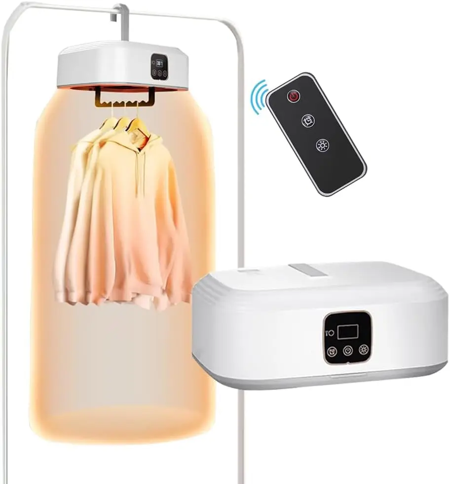 Foldable Mini Dryer with Remote Control - Portable Electric Dryer for Travel, RV, Home, Apartment
Foldable Mini Dryer with Remote Control - Portable Electric Dryer for Travel, RV, Home, Apartment
