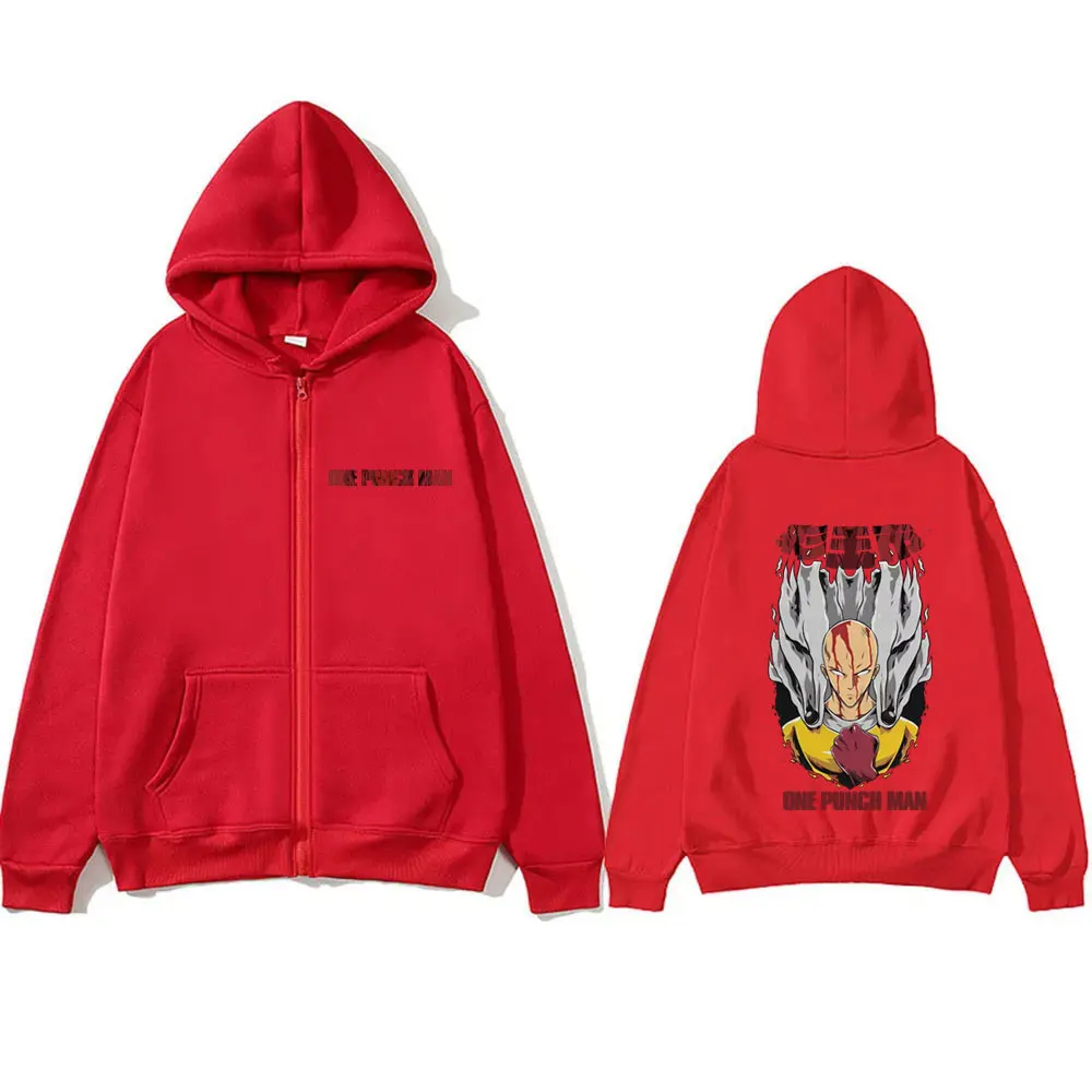 Japanese Anime One Punch Man Saitama Print Zipper Hoodie Men Women Clothing Cartoon Zip Up Jacket Unisex Manga Oversized Hoodies
Japanese Anime One Punch Man Saitama Print Zipper Hoodie Men Women Clothing Cartoon Zip Up Jacket Unisex Manga Oversized Hoodies