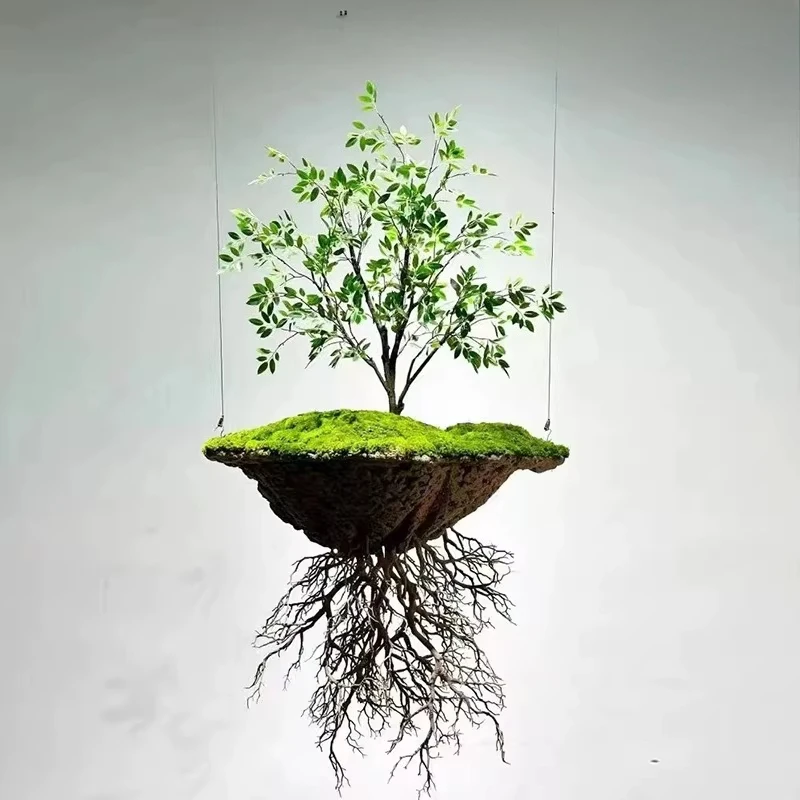 Simulation tree bonsai floating island modeling green plant decorative ornament creative home
Simulation tree bonsai floating island modeling green plant decorative ornament creative home