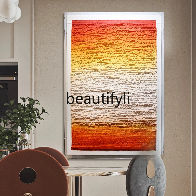 Three-dimensional decorative painting light luxury art paper handmade object hanging painting vertical board entrance painting
Three-dimensional decorative painting light luxury art paper handmade object hanging painting vertical board entrance painting