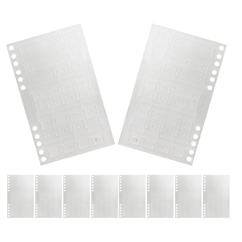 10 листов многофункциональных прозрачных клейких индексных закладок из ПВХ для аннотации книг, школьных заметок, организации документов и использования в папках-скоросшивателях
10 листов многофункциональных прозрачных клейких индексных закладок из ПВХ для аннотации книг, школьных заметок, организации документов и использования в папках-скоросшивателях