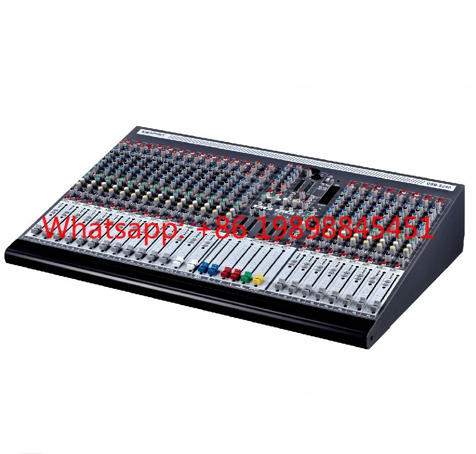 24CH Professional USB Audio Mixer Built-in Effect Studio Live Sound Mixer Console
24CH Professional USB Audio Mixer Built-in Effect Studio Live Sound Mixer Console
