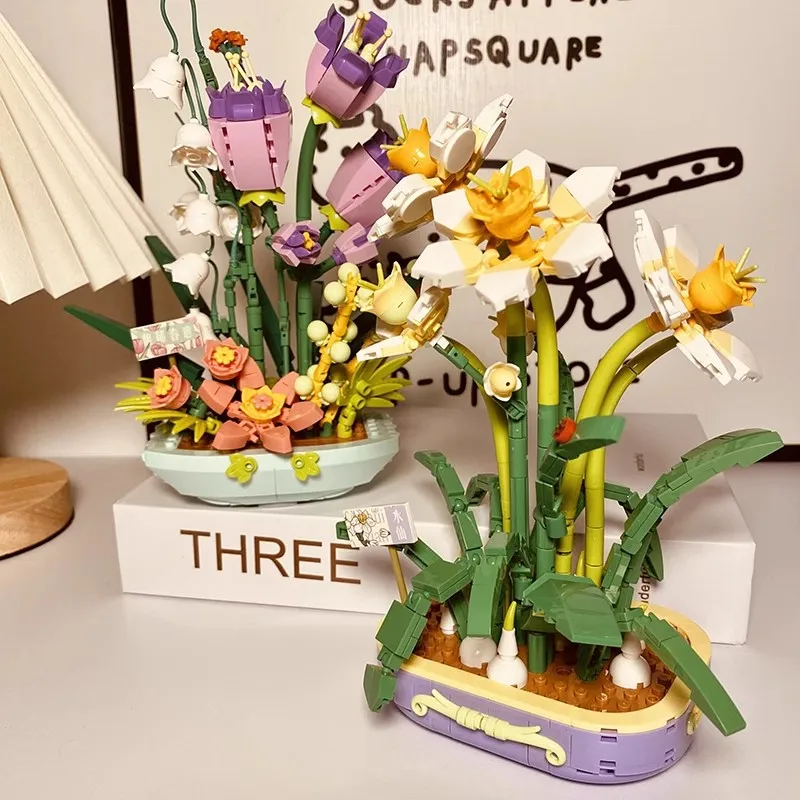 Bouquet Flowers Mini Diy Building Block Construction Toys for Children 8 To 12 Year Old Bricks Constructor Sets Home Decoration
Bouquet Flowers Mini Diy Building Block Construction Toys for Children 8 To 12 Year Old Bricks Constructor Sets Home Decoration