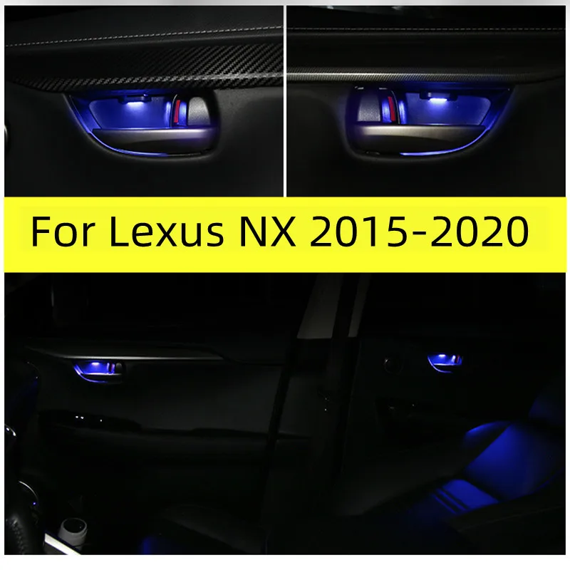 Interior Door Bowl Lamp Refitting Interior Handle Led Atmosphere Lamp Decoration For Lexus NX 2015 2016 2017 2018 2019 2020
Interior Door Bowl Lamp Refitting Interior Handle Led Atmosphere Lamp Decoration For Lexus NX 2015 2016 2017 2018 2019 2020