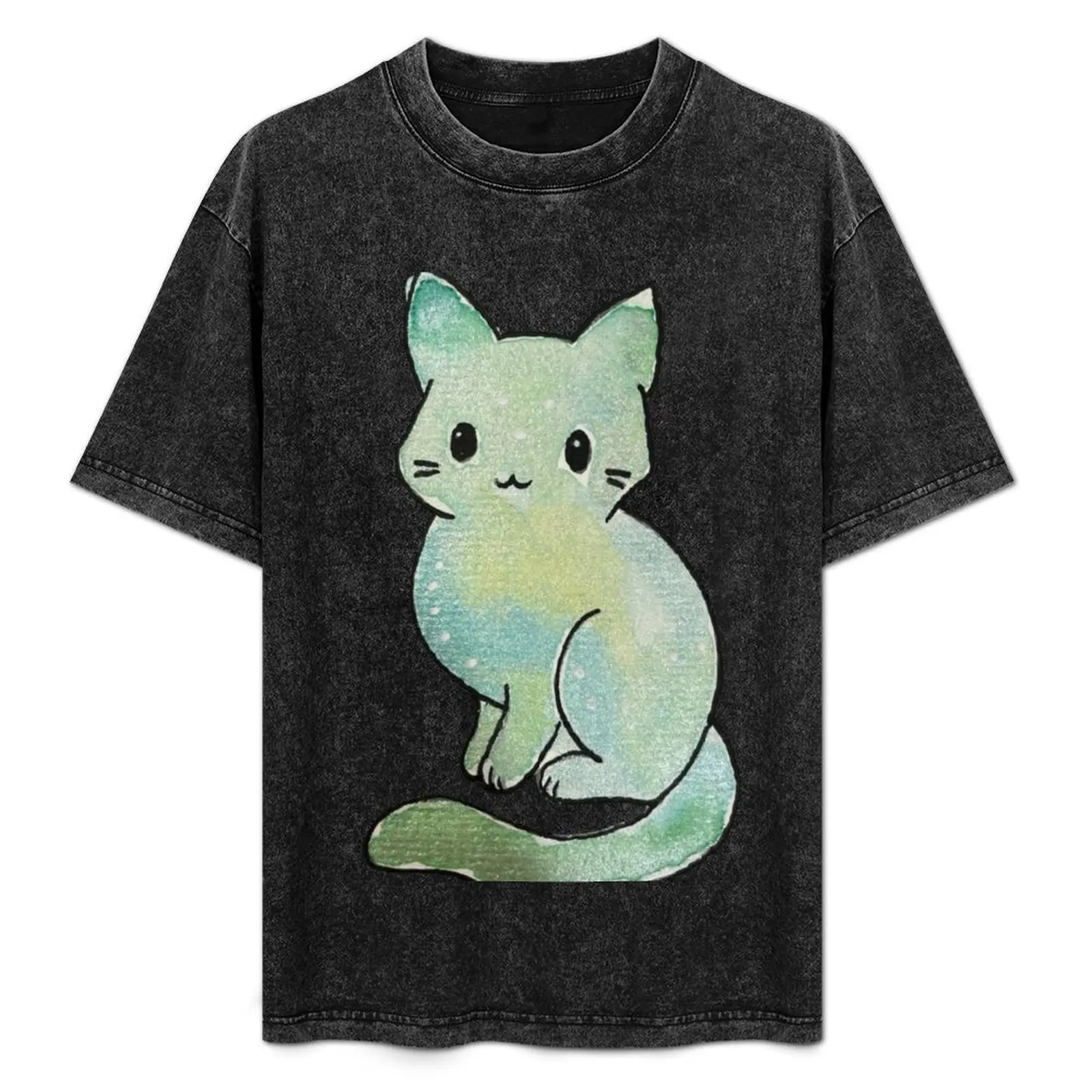 Green Space Kitten T-Shirt Big Size Short Sleeve Tee for Men
Green Space Kitten T-Shirt Big Size Short Sleeve Tee for Men
