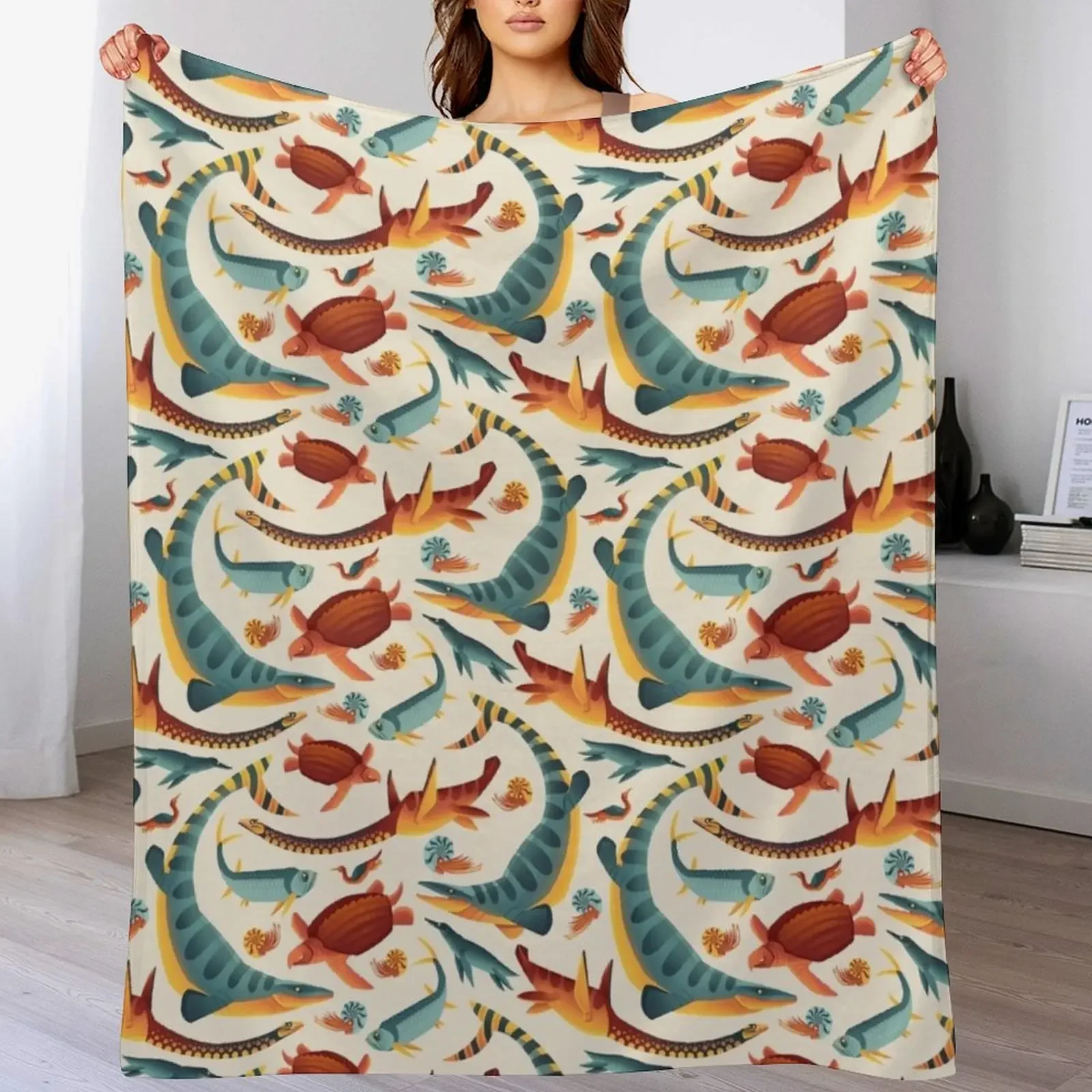 Western Interior Seaway Pattern Throw Blanket Warm Accent Blanket for Living Room Decoration
Western Interior Seaway Pattern Throw Blanket Warm Accent Blanket for Living Room Decoration