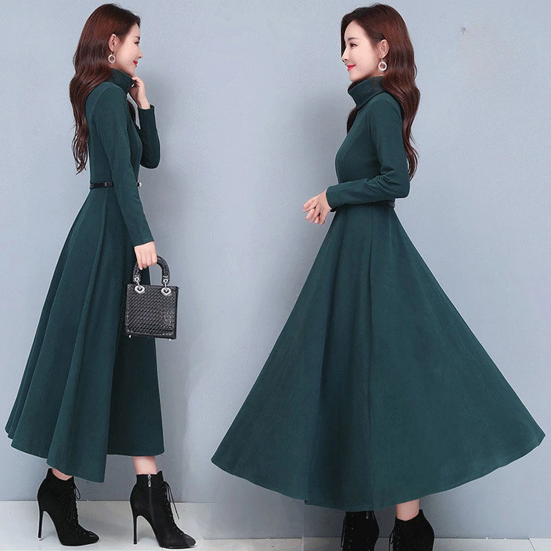 Newest Elegant Fashion Solid Button Shirt Dresses Spring Autumn 2024 Sleeve High Collar Slim Midi Dress Women's Clothing V256
Newest Elegant Fashion Solid Button Shirt Dresses Spring Autumn 2024 Sleeve High Collar Slim Midi Dress Women's Clothing V256