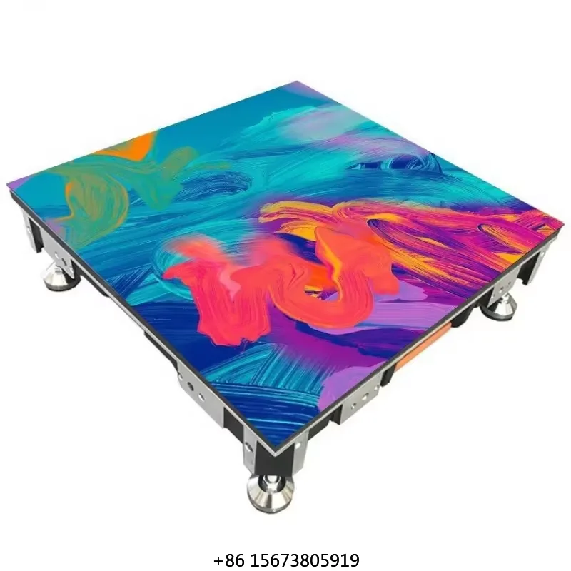 Full Color High-definition Interaction P3.91mm Led Floor Dance Tiles Pressure Sensitive Dance Floor Led Screen
Full Color High-definition Interaction P3.91mm Led Floor Dance Tiles Pressure Sensitive Dance Floor Led Screen