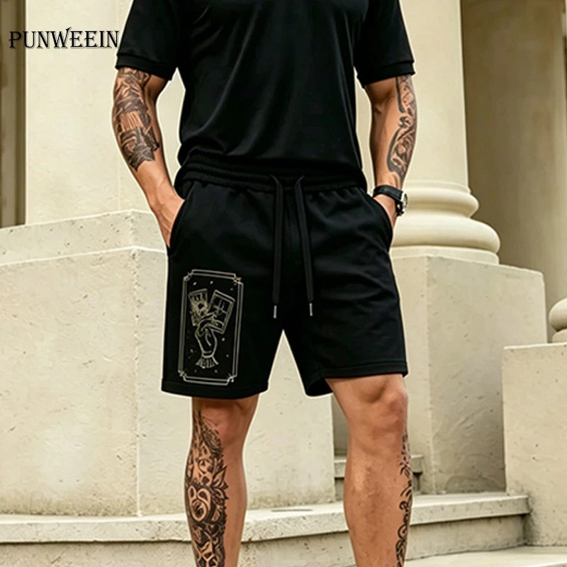 Harajuku Gothic Tarot Card Print Shorts Vintage Hip Hop Casual Drawstring Pocket Sports Shorts Summer Loose Gym Workout Short
Harajuku Gothic Tarot Card Print Shorts Vintage Hip Hop Casual Drawstring Pocket Sports Shorts Summer Loose Gym Workout Short