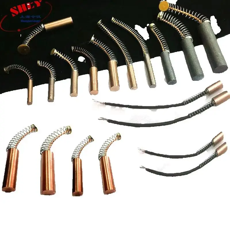 High Copper Carbon Brush High Carbon Cylindrical Carbon Brush Φ6x20mm Round Brush Φ6*15 *20*25 *30 *35
High Copper Carbon Brush High Carbon Cylindrical Carbon Brush Φ6x20mm Round Brush Φ6*15 *20*25 *30 *35