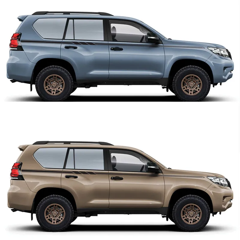 For Toyota Land Cruiser Prado lc150 Car Vinyl Stickers KARUMBA BODY STRIPE DECAL customized Fashion sports decals
For Toyota Land Cruiser Prado lc150 Car Vinyl Stickers KARUMBA BODY STRIPE DECAL customized Fashion sports decals