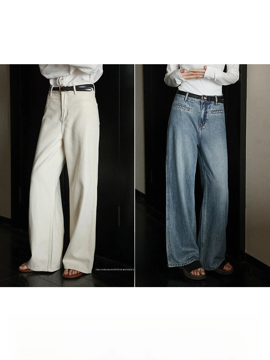 Lalaglow Vintage Waed Loose Straight Leg Jeans Women's Basic Spring New Sle Commuter Friendly Casual Straight Cut Denim
Lalaglow Vintage Waed Loose Straight Leg Jeans Women's Basic Spring New Sle Commuter Friendly Casual Straight Cut Denim