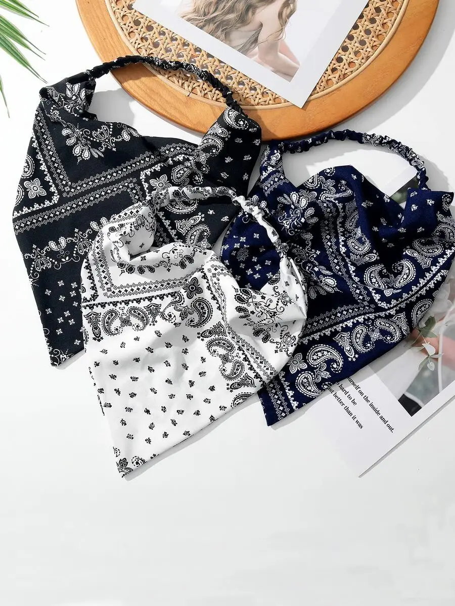 3pcs Set Womens Paisley Print Headband Bandana Hair Accessory One Size
3pcs Set Womens Paisley Print Headband Bandana Hair Accessory One Size