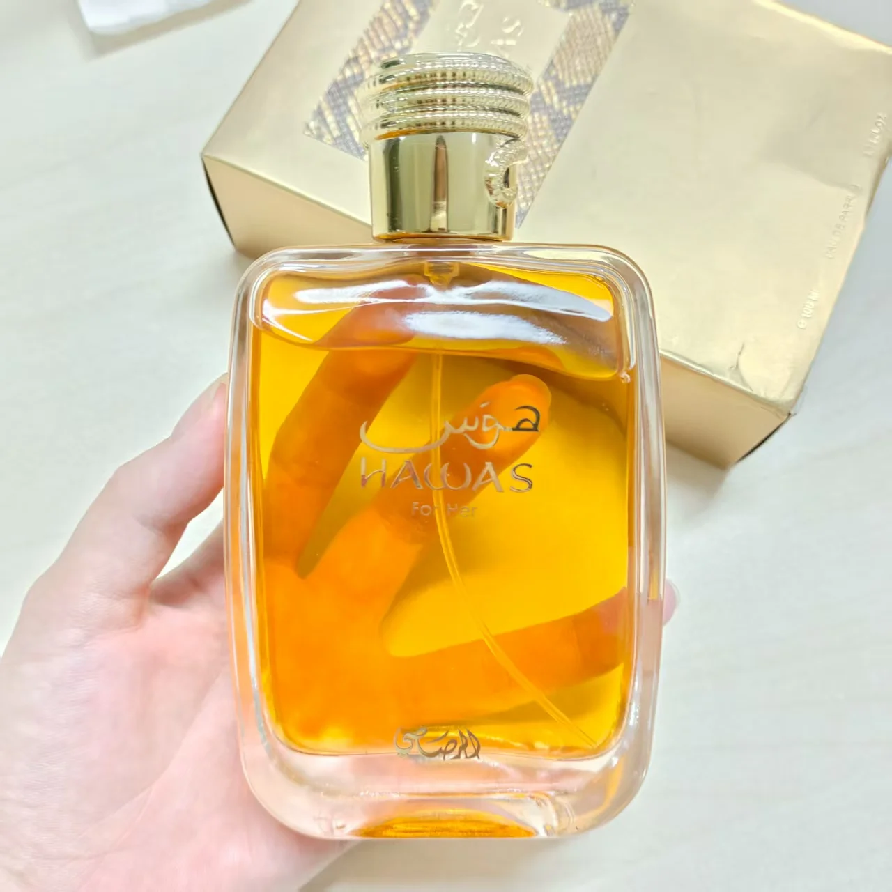 RASASI HAWAS 3.4/100ml Women's perfume spray, lasting fragrance
RASASI HAWAS 3.4/100ml Women's perfume spray, lasting fragrance