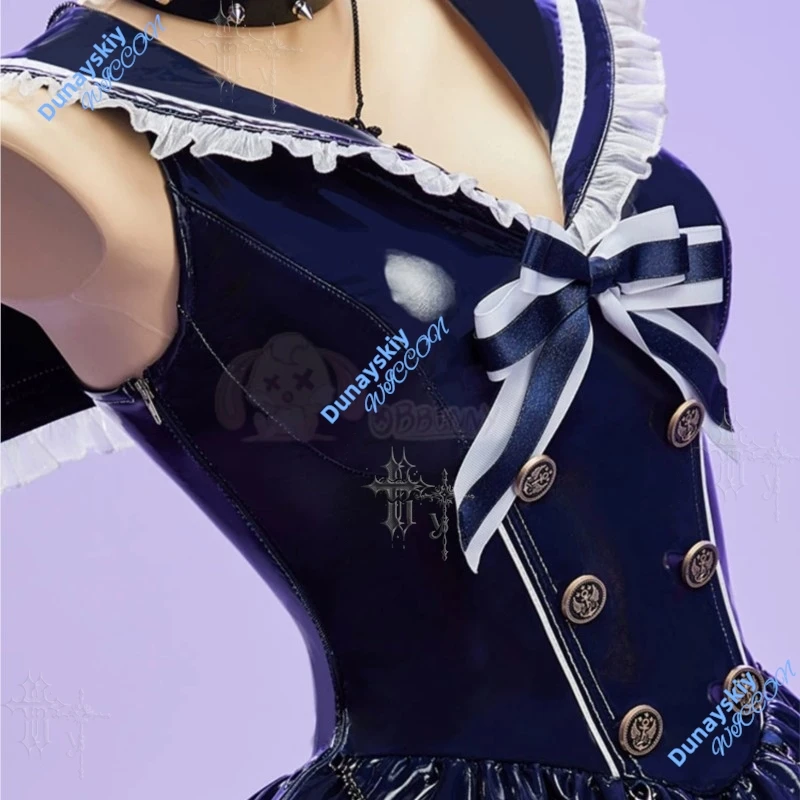 Kawaii Lolita Navy Sailor Dress Set PU Leather Girls Halloween Cosplay Outfit Cute Idol Style Full Costume For Women
Kawaii Lolita Navy Sailor Dress Set PU Leather Girls Halloween Cosplay Outfit Cute Idol Style Full Costume For Women