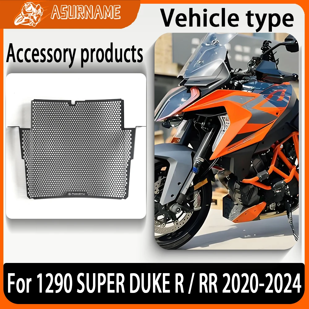 For KTM 1290 SUPER DUKE R / RR 2020-2024 Motorcycle Honeycomb Grille Cover Protecting The Radiator Core Accessories
For KTM 1290 SUPER DUKE R / RR 2020-2024 Motorcycle Honeycomb Grille Cover Protecting The Radiator Core Accessories
