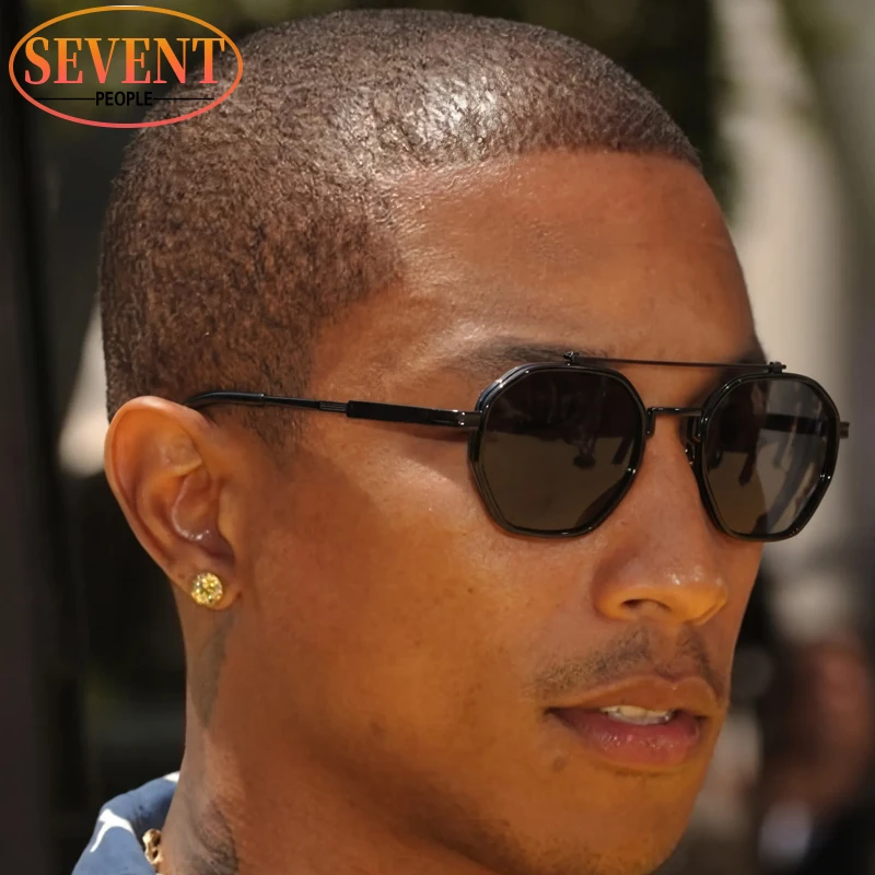 2026 Luxury Square Sunglasses Men Retro Steampunk Double Bridge Metal Octagon Sun Glasses Gradient Lens Designer Shades Driving
2026 Luxury Square Sunglasses Men Retro Steampunk Double Bridge Metal Octagon Sun Glasses Gradient Lens Designer Shades Driving