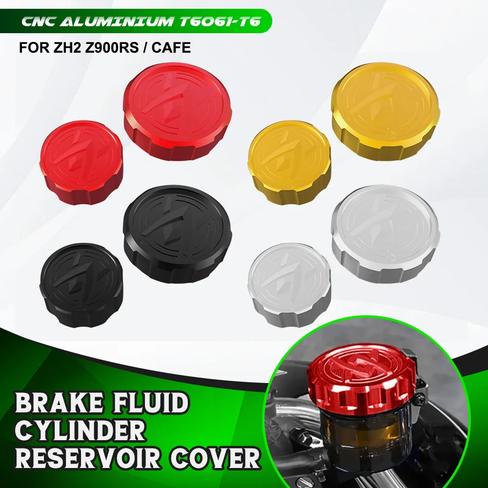 For Kawasaki ZH2 Z900RS / Cafe Ø50mm Front Master Brake Fluid Reservoir Caps Z900RS Z H2 Rear Brake Clutch Fluid Reservoir Cover
For Kawasaki ZH2 Z900RS / Cafe Ø50mm Front Master Brake Fluid Reservoir Caps Z900RS Z H2 Rear Brake Clutch Fluid Reservoir Cover