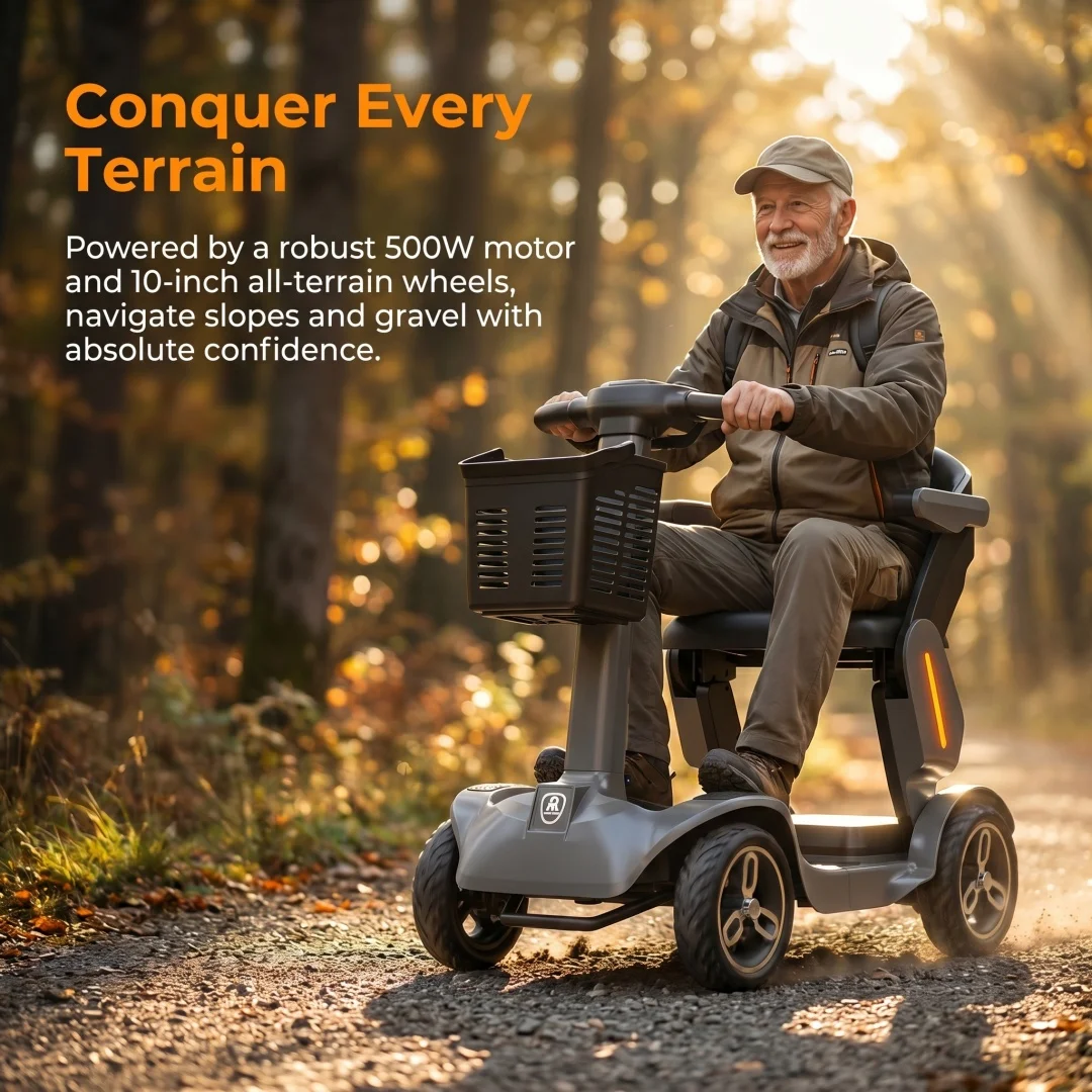 SPD-2 Foldable Mobility Scooter Reliable Daily Travel Companion With Full Smart Safety Protection Great All-terrain Performance And Stable Ride Easy To Fold For Car Transport Humanized Design And Practical Accessories For Indoor And Outdoor Use
SPD-2 Foldable Mobility Scooter Reliable Daily Travel Companion With Full Smart Safety Protection Great All-terrain Performance And Stable Ride Easy To Fold For Car Transport Humanized Design And Practical Accessories For Indoor And Outdoor Use